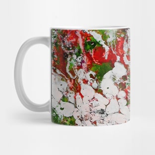 Abstract marble texture fluid art  design Mug